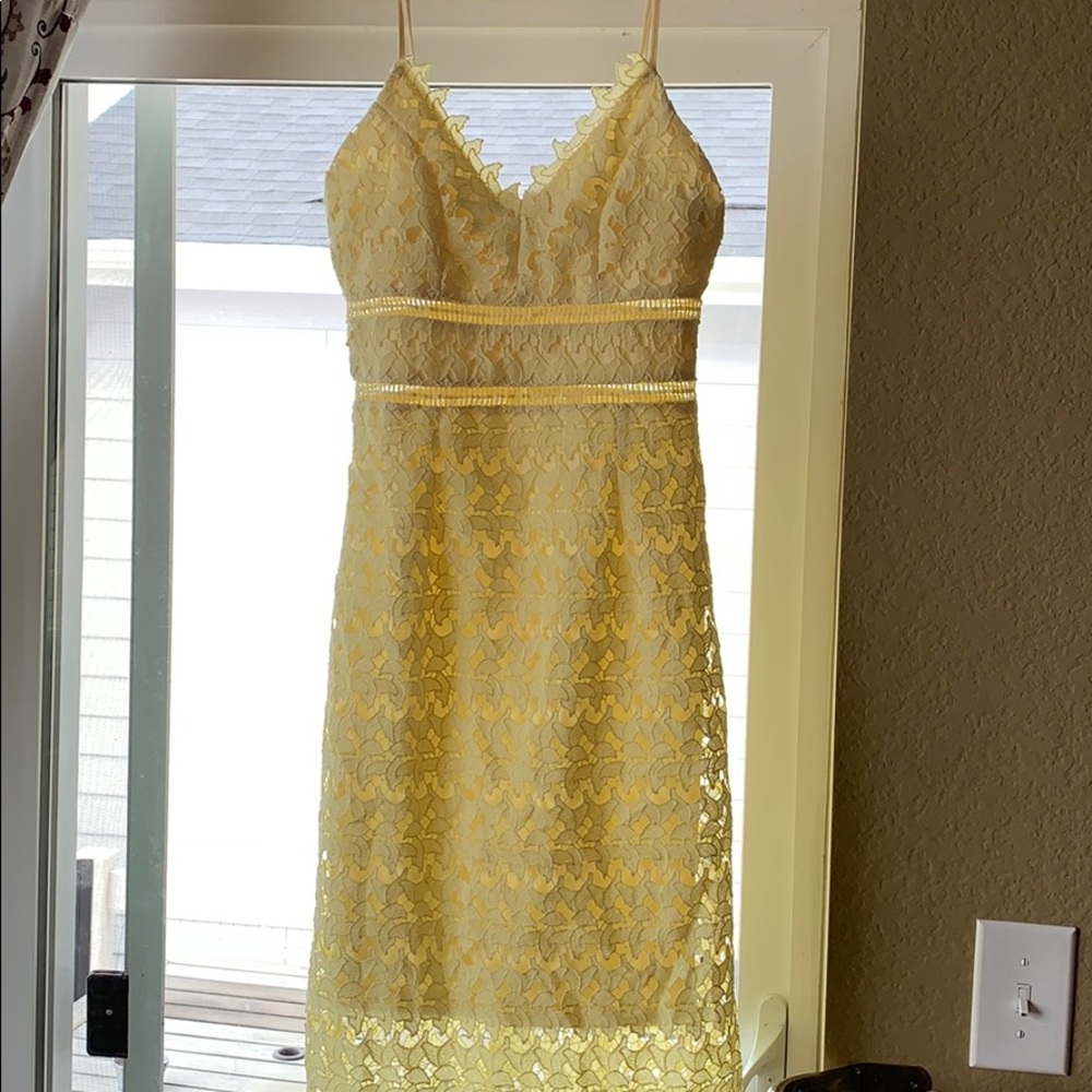 Charlotte Russe Yellow Dress